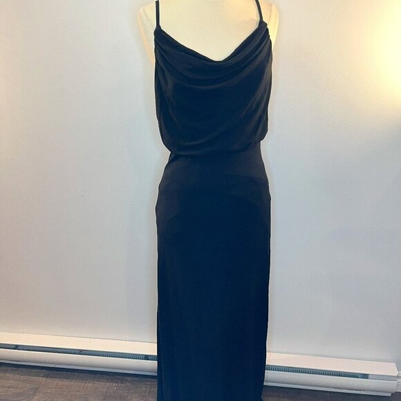 DS LAB Women's Black Formal Sleeveless Full-Length Dress - NWT - Picture 1 of 6